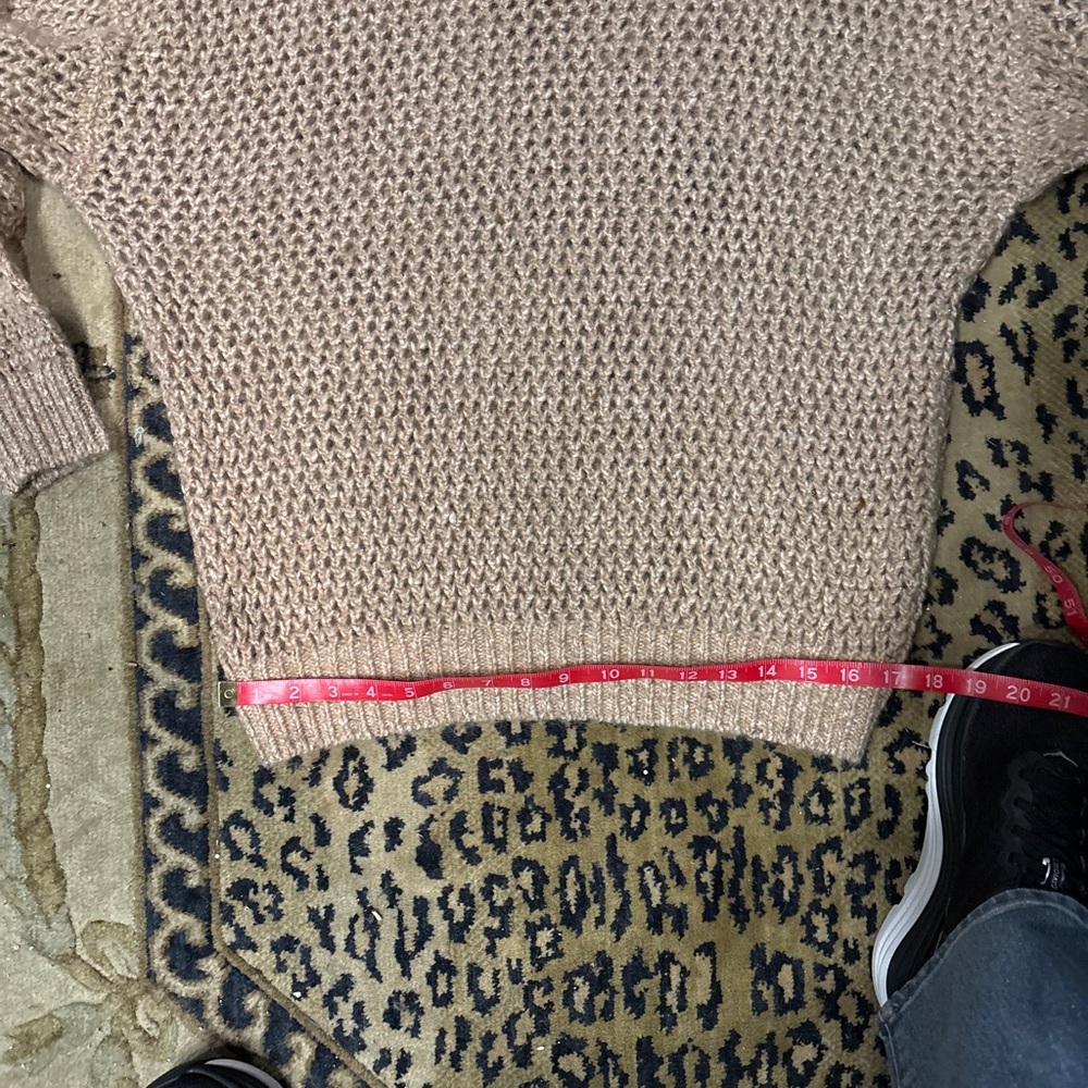 New with tags. Brunello Cucinelli open weave sweater with metallic thread - Picture 9 of 14